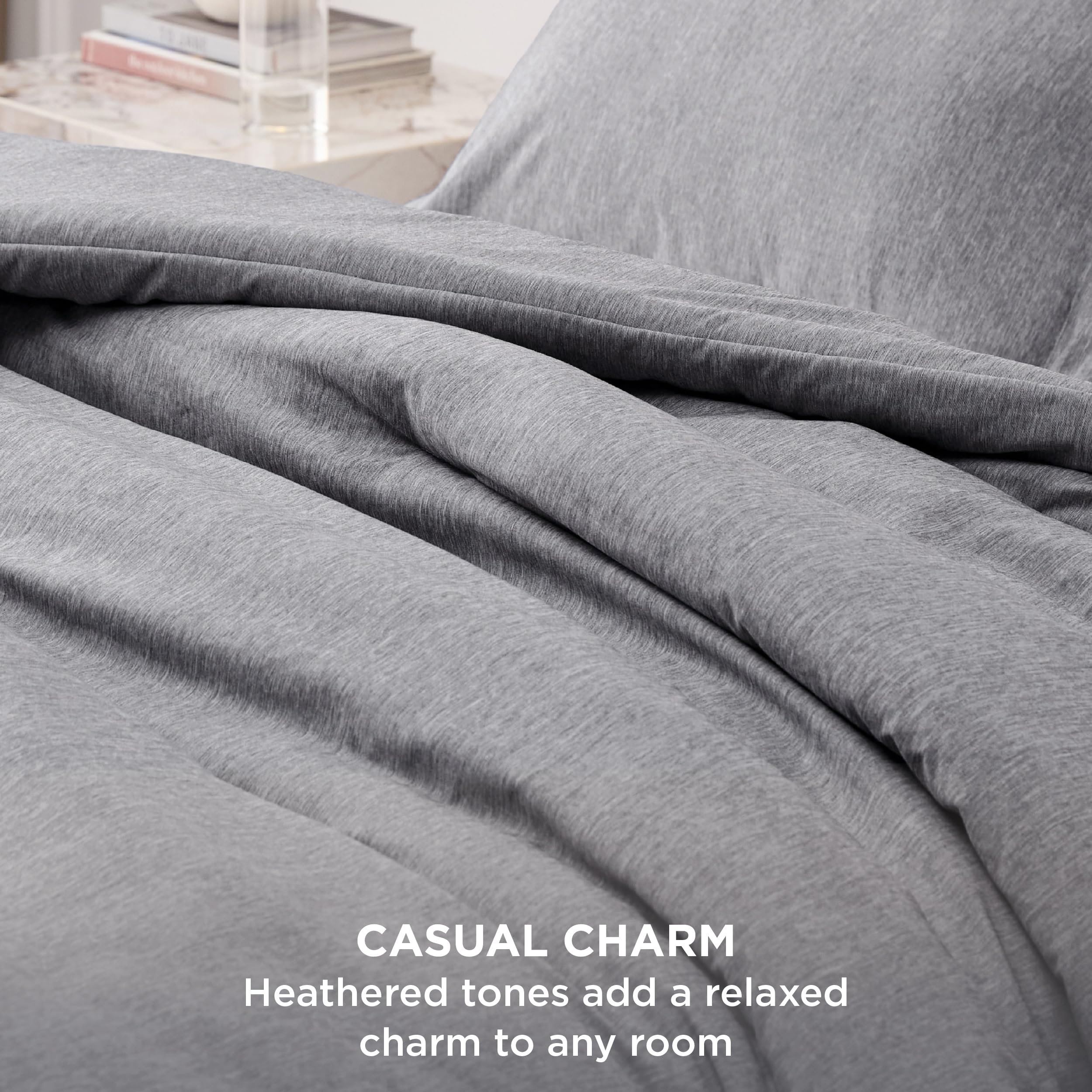 Bedsure duvet insert with corner loops for versatile all-season layering.