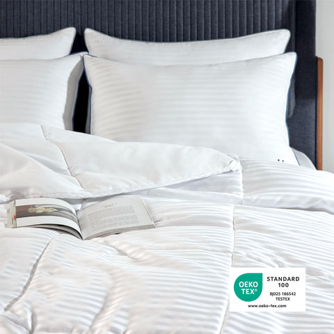 Bedsure OEKO-TEX certified duvet insert uses safe fabrics for relaxed sleep.
