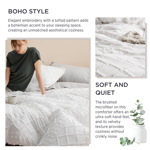 Bedsure easy-care dorm bedding is machine washable for busy students.