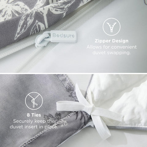 Bedsure easy-care guidance for machine wash and low tumble dry