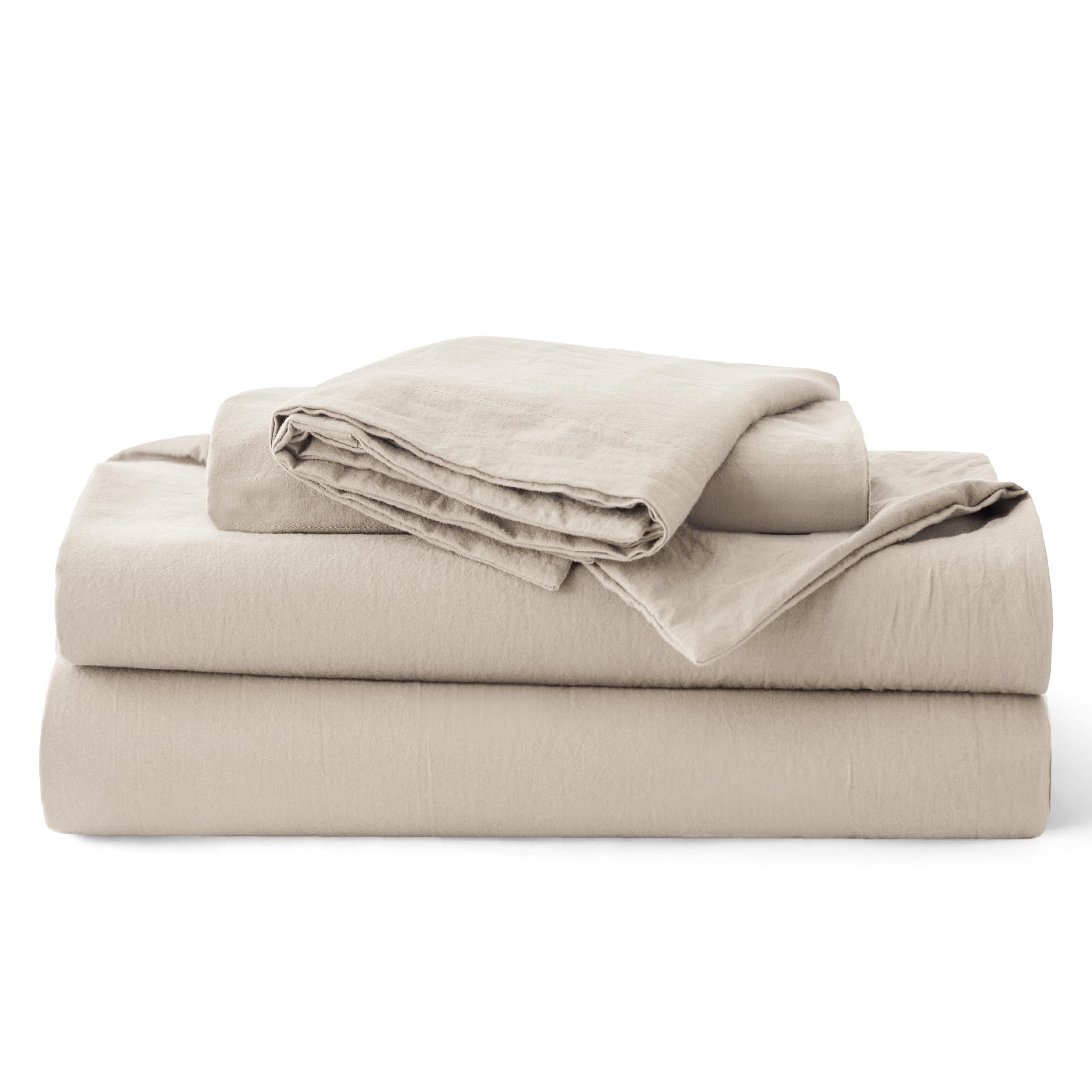 Bedsure easy-care durable cotton fabric for daily use