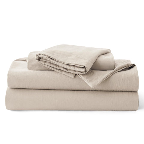 Bedsure easy-care durable cotton fabric for daily use