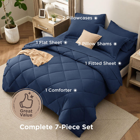 Bedsure machine-washable bedding for easy care and quick laundry days.