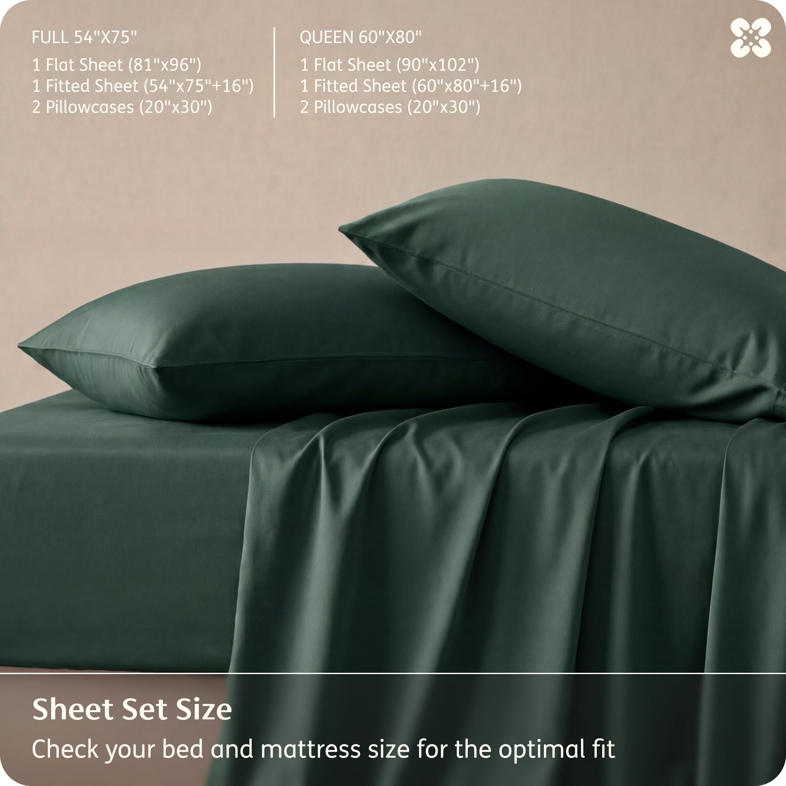 Bedsure easy-care design dries quickly with machine wash and low tumble.