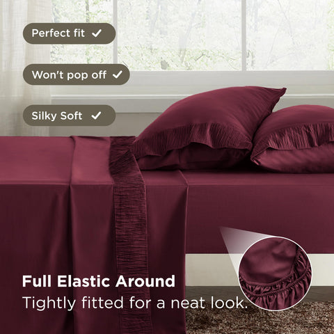 Bedsure easy-care wash test highlights durable machine washable fabric.
