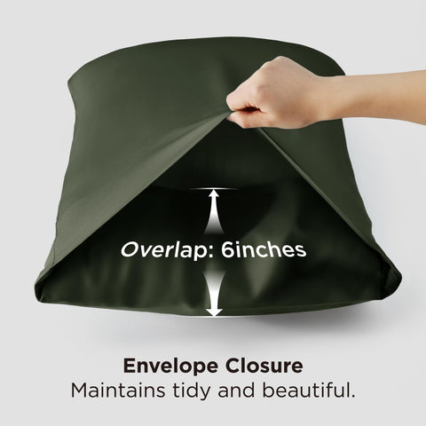Bedsure machine-washable pillowcase close-up for easy care.