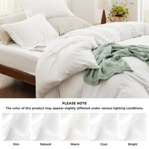 Bedsure care tip highlights machine wash and tumble dry