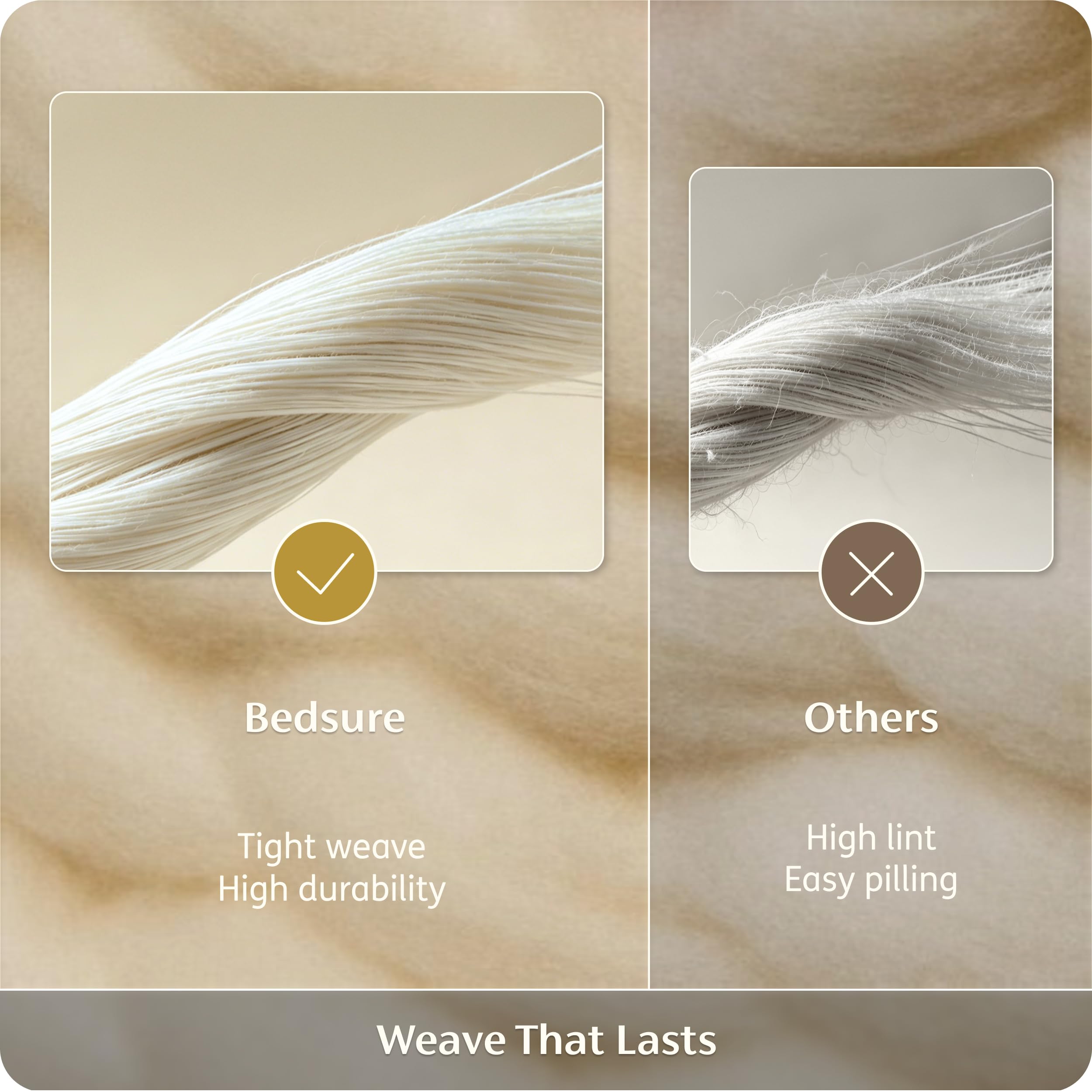 Bedsure king olive green flat sheet showcases smooth, breathable sateen weave.