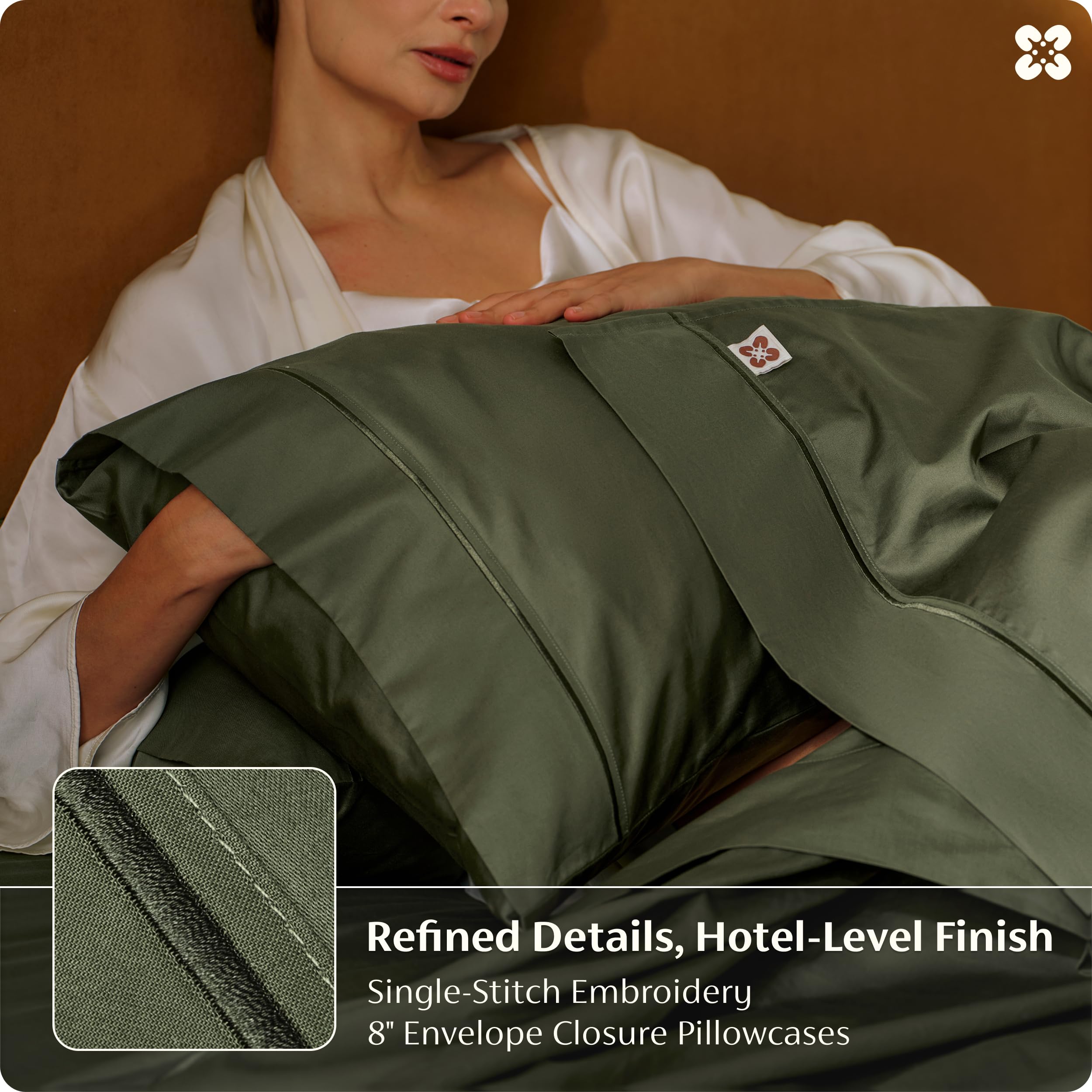 Bedsure king sheets show four corner straps to keep sheets perfectly aligned.