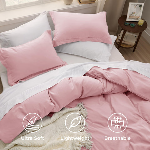 Bedsure eight corner ties keep duvet securely in place.