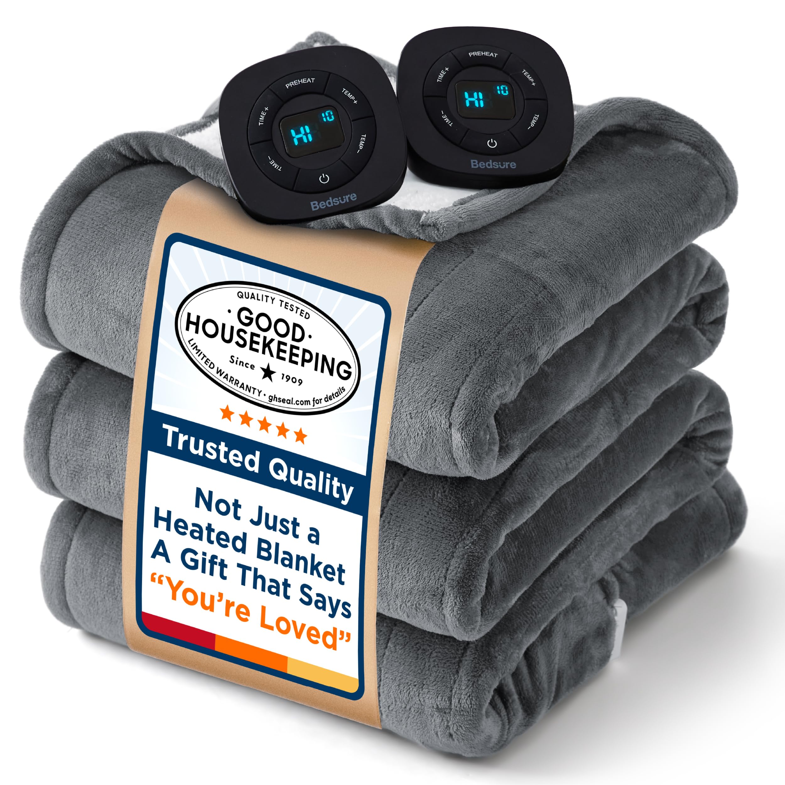 Bedsure electric blanket queen dual-control for personalized warmth and shared comfort.