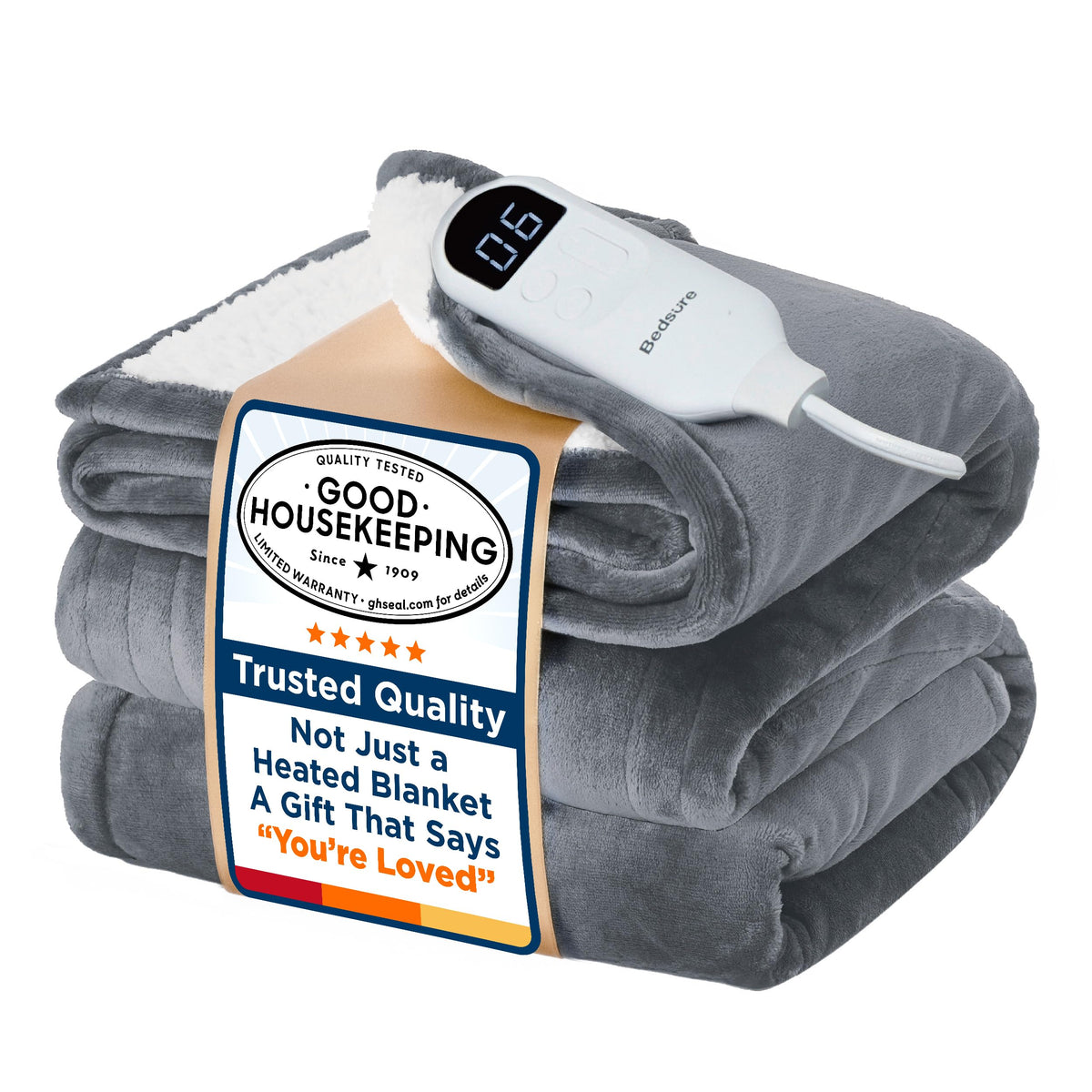Bedsure twin electric blanket with preheat function for fast, cozy warmth