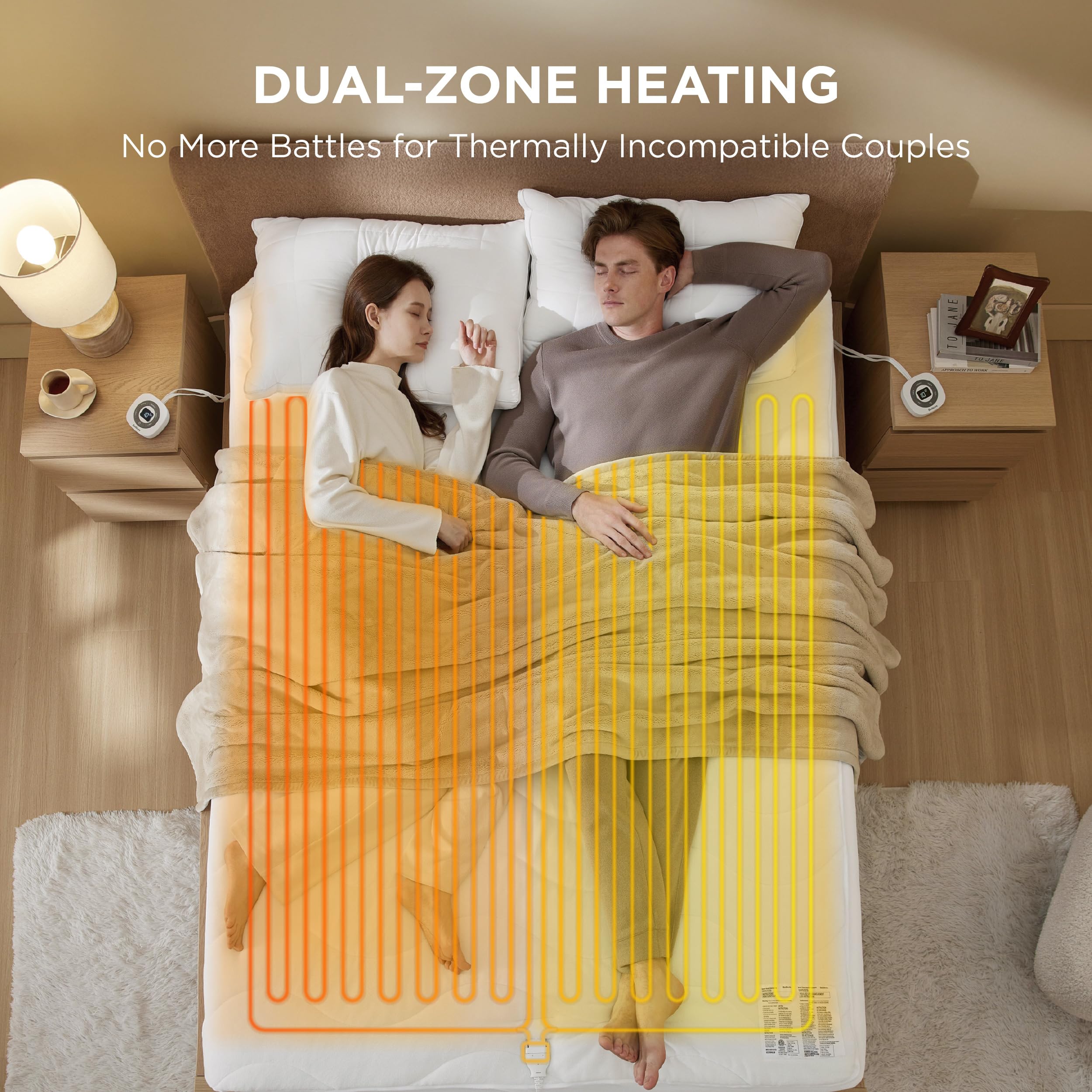 Bedsure electric mattress pad delivers sustained warmth across the bed.