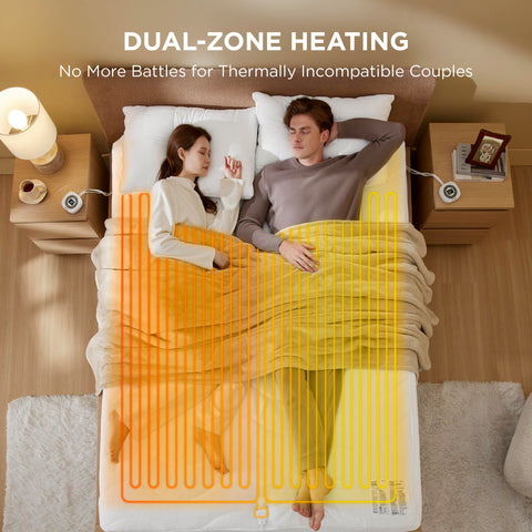 Bedsure electric mattress pad delivers sustained warmth across the bed.