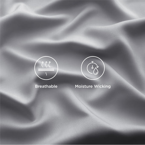 Bedsure envelope pillowcases closeup shows secure pillow protection.