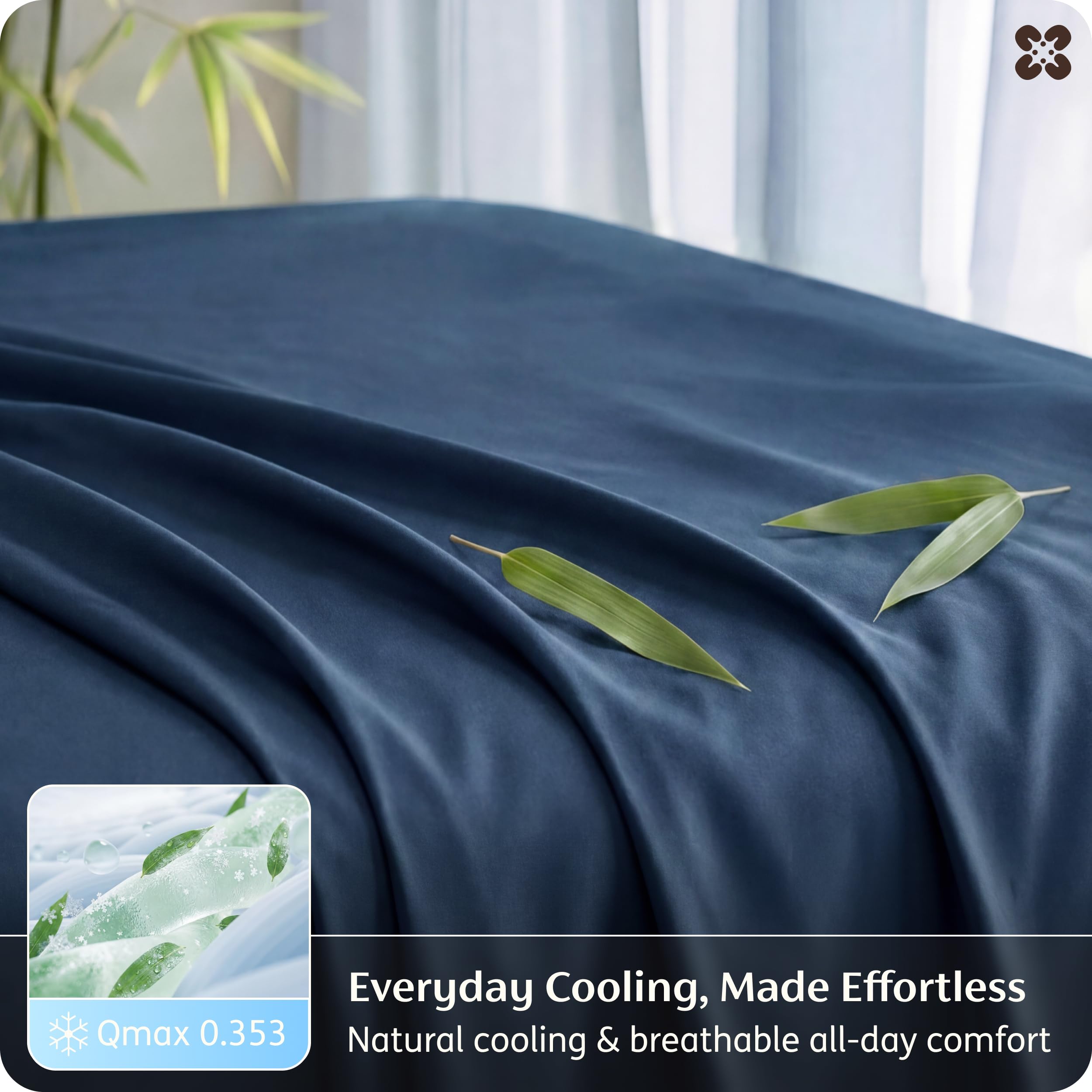 Bedsure fitted sheet with 16 inch deep pocket secures mattress