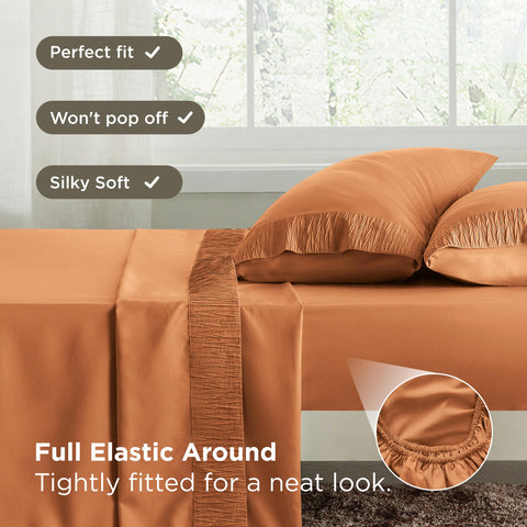 Bedsure fitted sheet 60 x 80 with 14-inch pocket fits deep mattresses.
