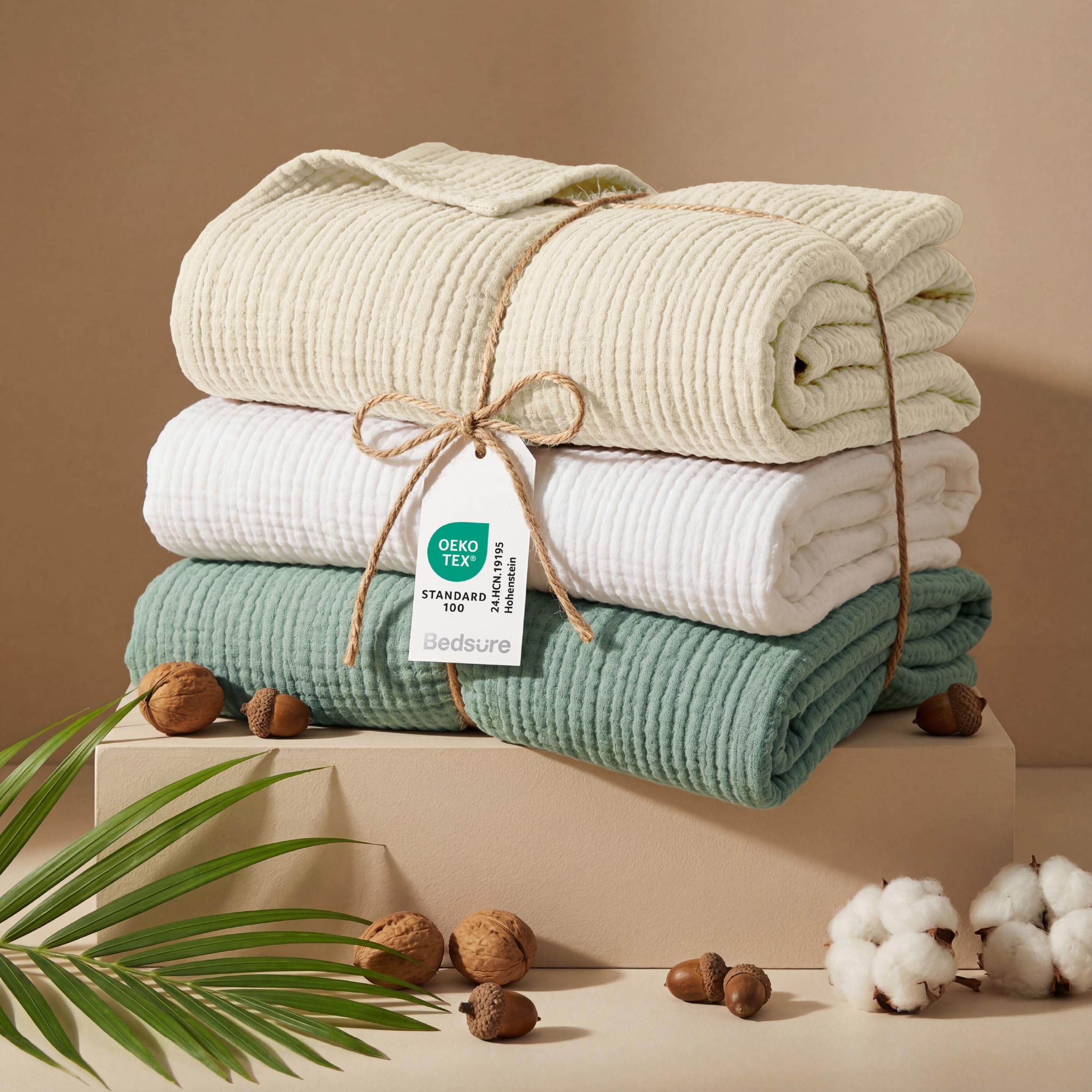 Bedsure four-layer construction delivers lasting durability against regular washing.