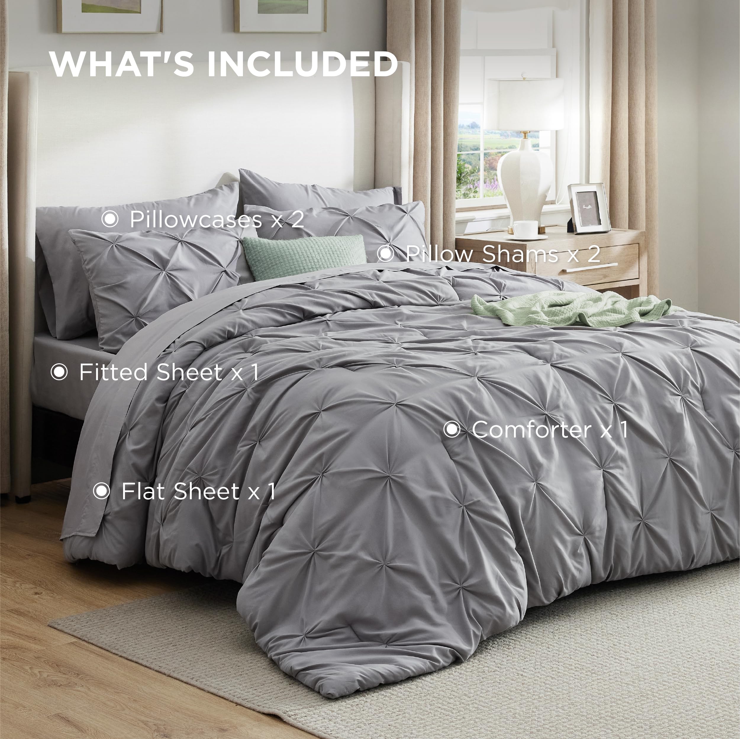 Bedsure packaging in grey demonstrates gift-ready presentation
