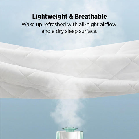 Bedsure elastic edge ensures a snug, secure fit on the mattress.