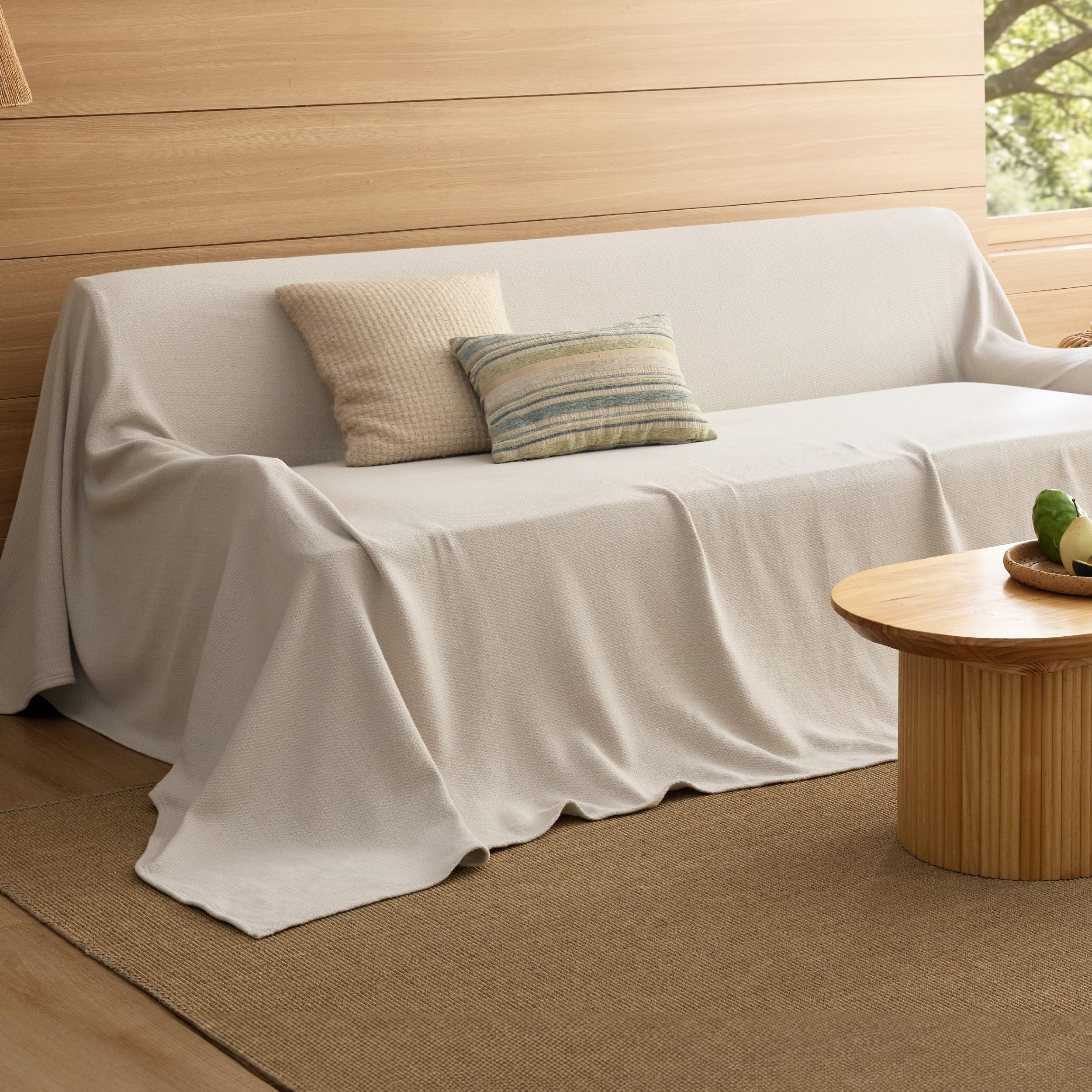 Bedsure GentleSoft blanket made of 100 percent cotton for daily softness
