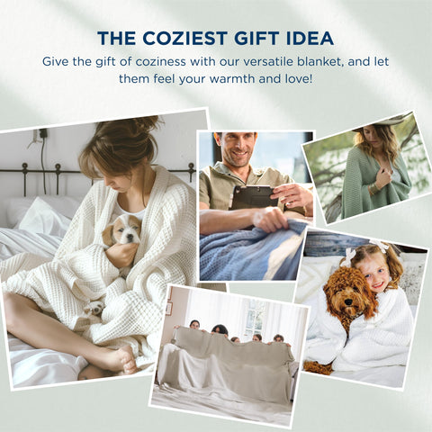 Bedsure Gentlesoft blanket gift packaging makes a ready-to-gift accessory