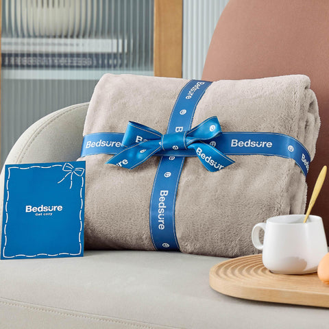 Bedsure GentleSoft blanket OEKO-TEX label signals certified materials.