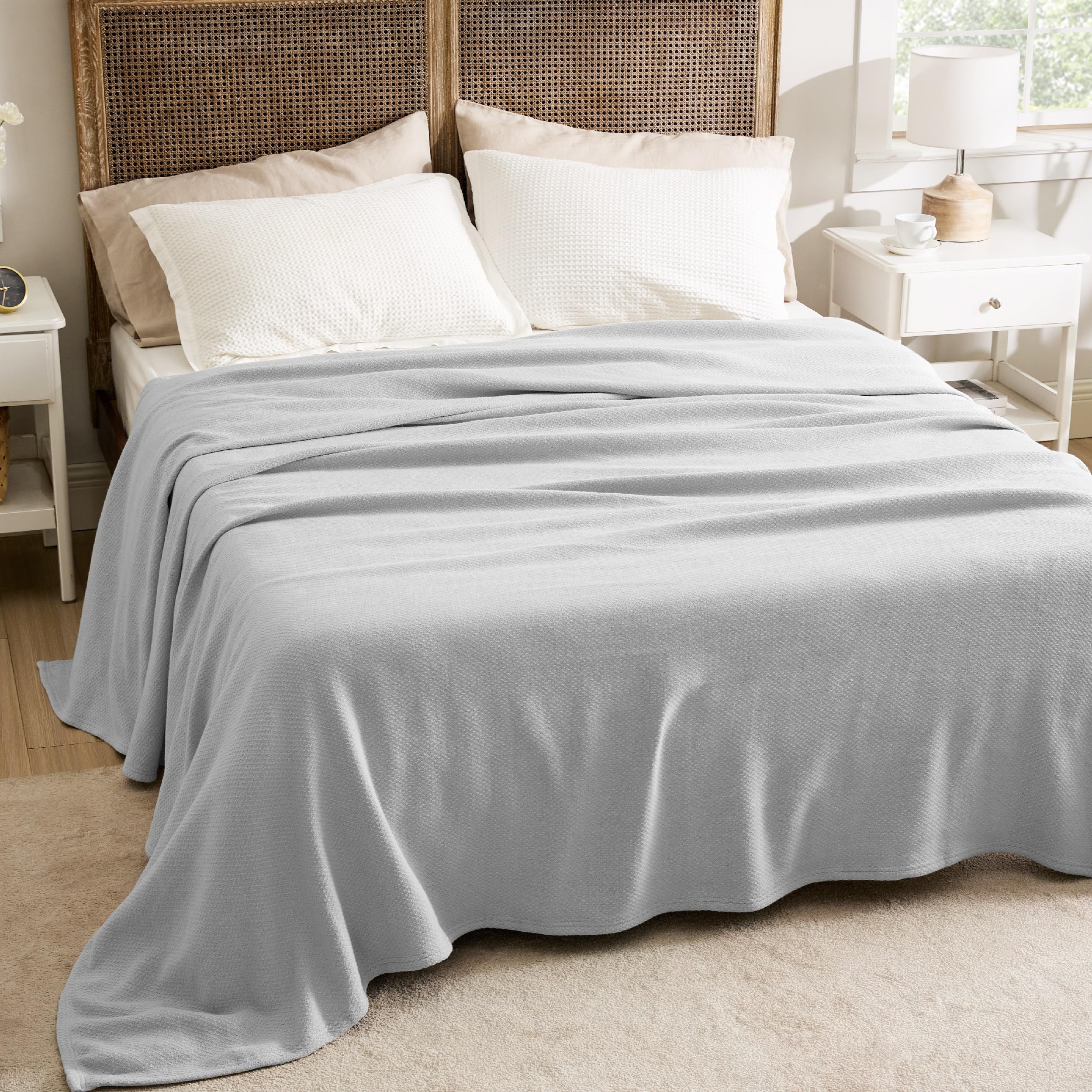 Bedsure GentleSoft queen-size on bed offering spacious coverage.