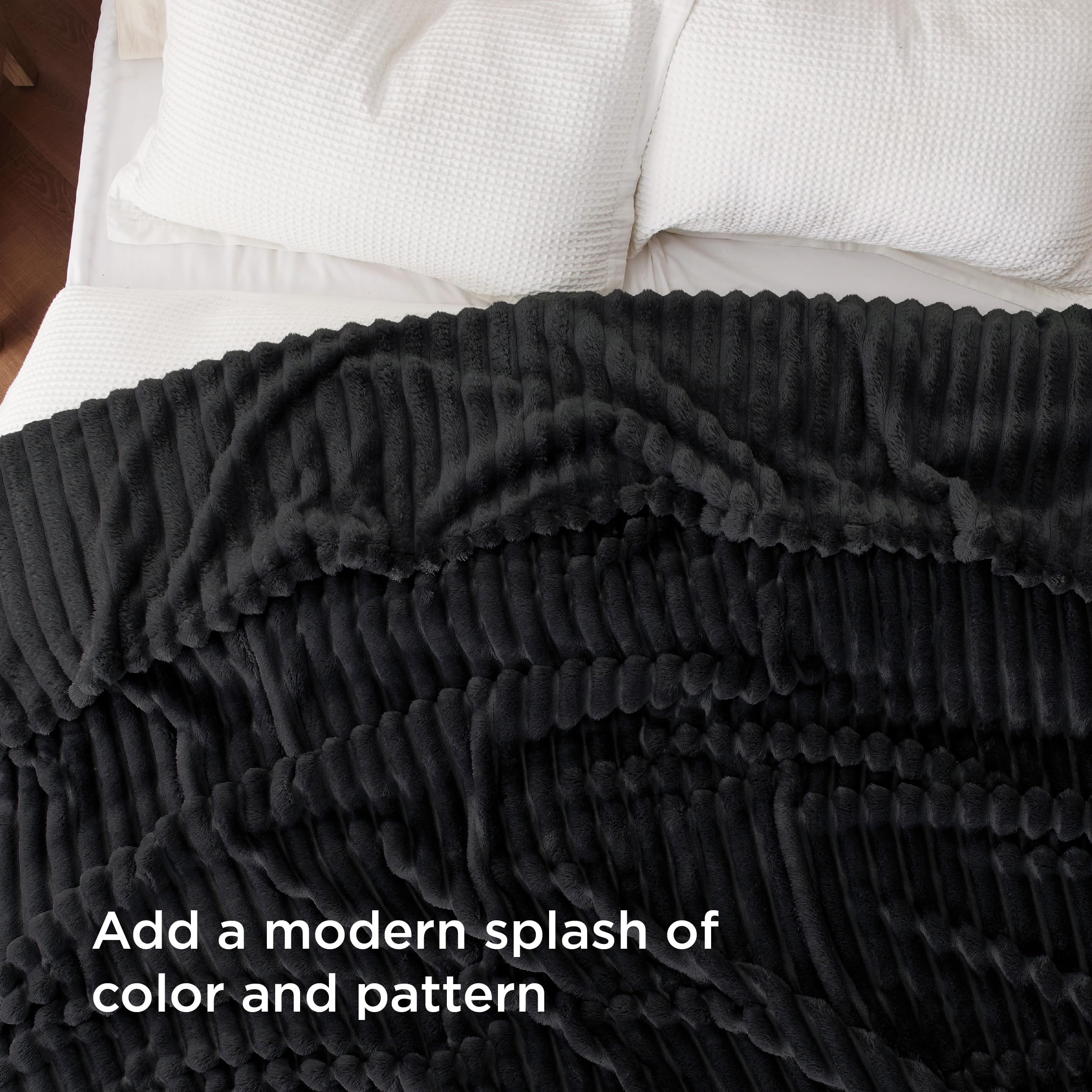 Bedsure GentleSoft warm yet lightweight blanket for snuggling