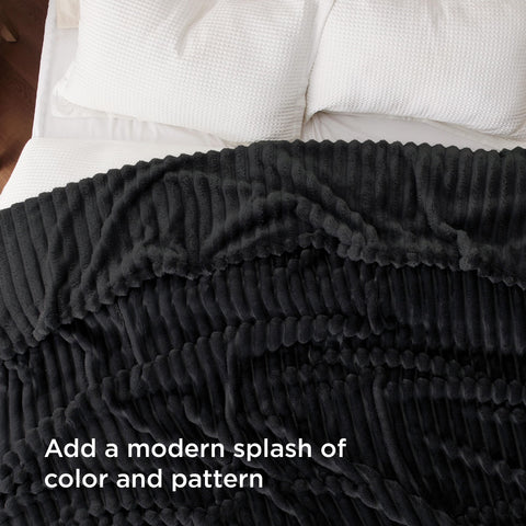 Bedsure GentleSoft warm yet lightweight blanket for snuggling