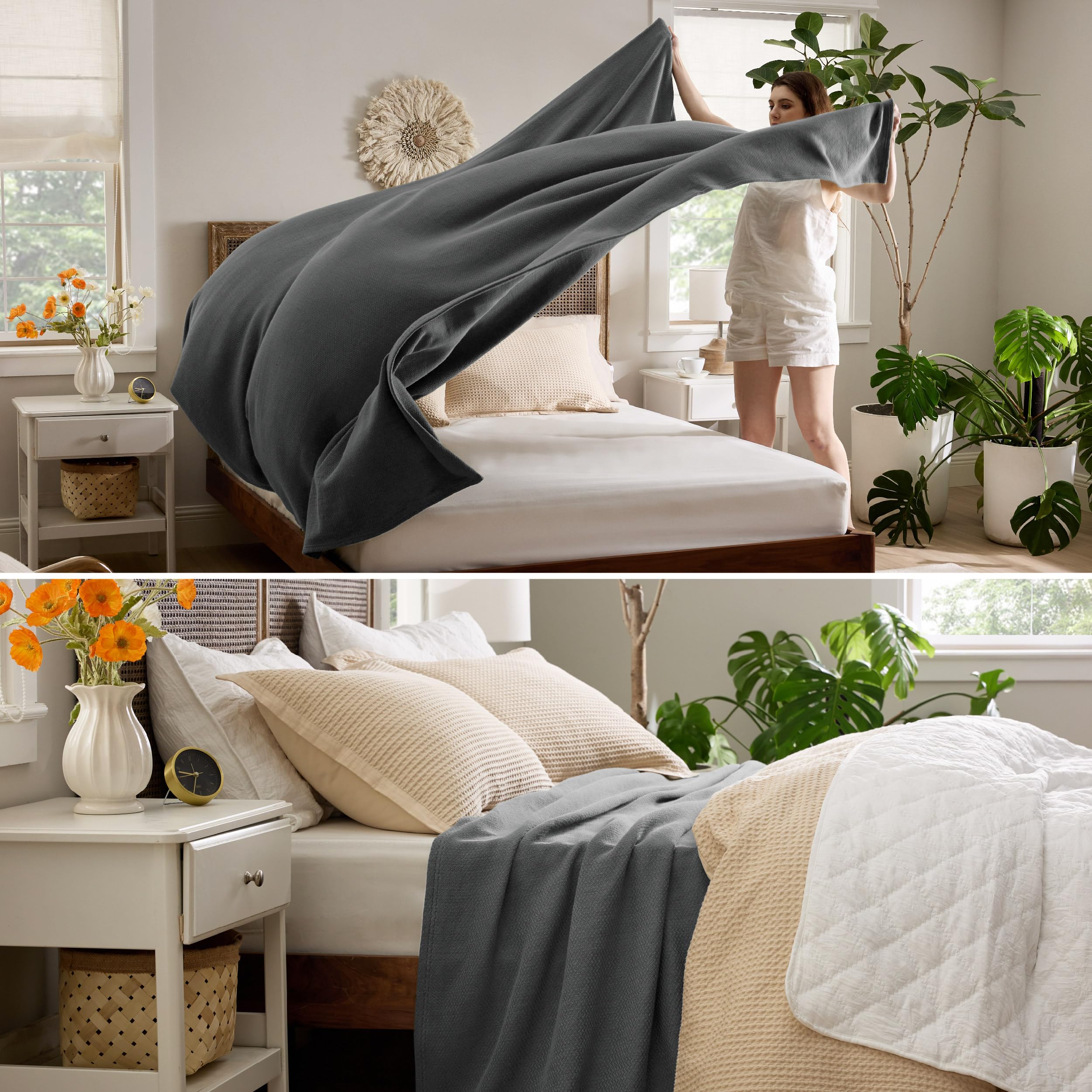 Bedsure GentleSoft lightweight blanket with natural softness for daily use