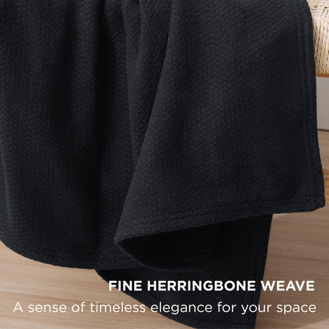 Bedsure GentleSoft in a living room suggests cozy versatility for evenings.