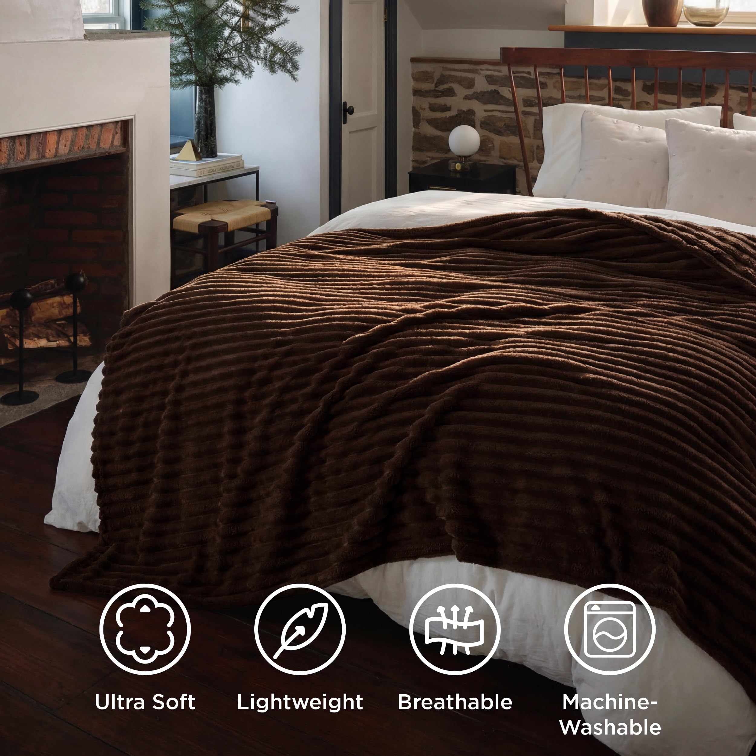 Bedsure GentleSoft ready for travel or compact storage.