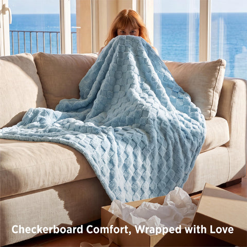 Bedsure GentleSoft dorm essential highlights lightweight warmth and easy care.
