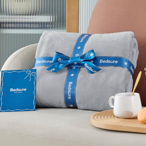 Bedsure GentleSoft packaging signals a gift-ready cozy option.
