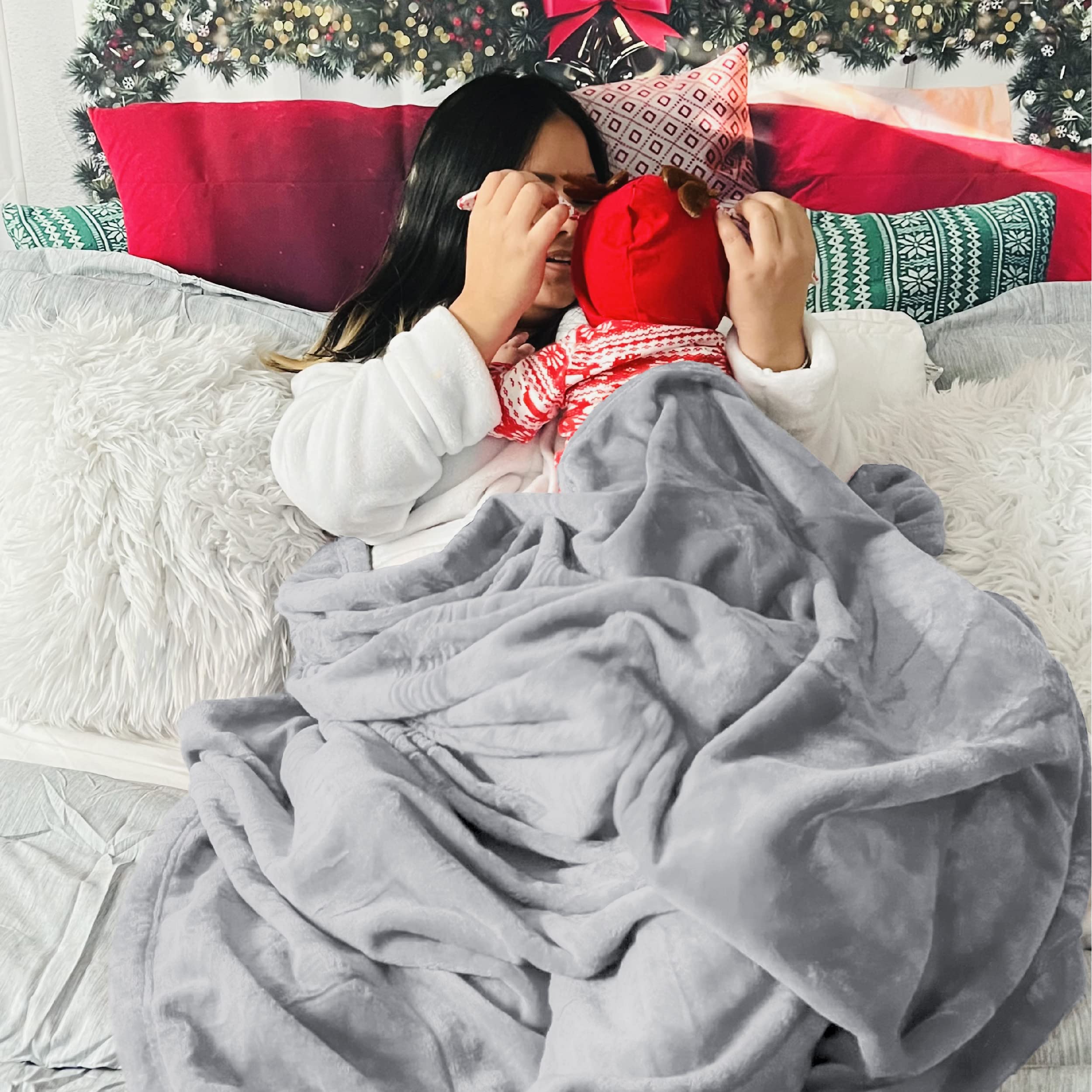 Bedsure GentleSoft blanket ideal for couch, bed, or camping trips.