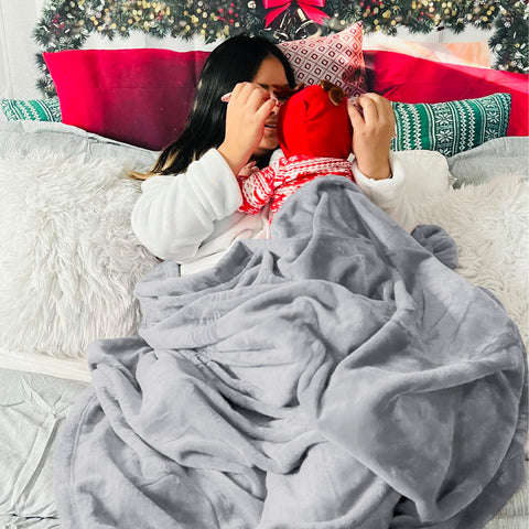 Bedsure GentleSoft blanket ideal for couch, bed, or camping trips.