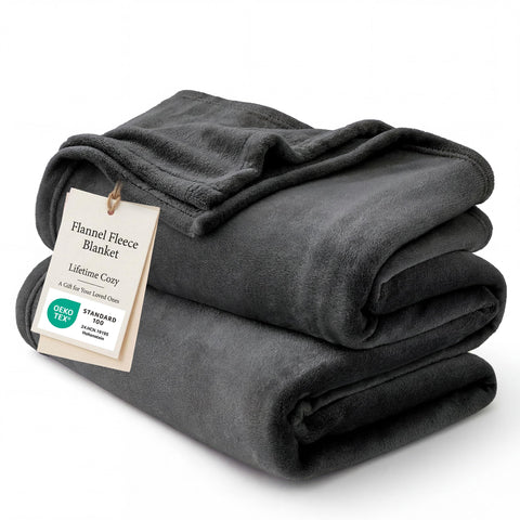 Bedsure GentleSoft fleece blanket close-up texture for plush warmth