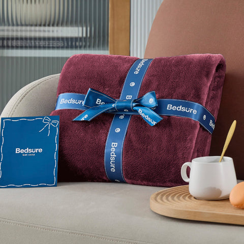 Bedsure GentleSoft blanket with pets or kids, easy care and cuddle-ready.