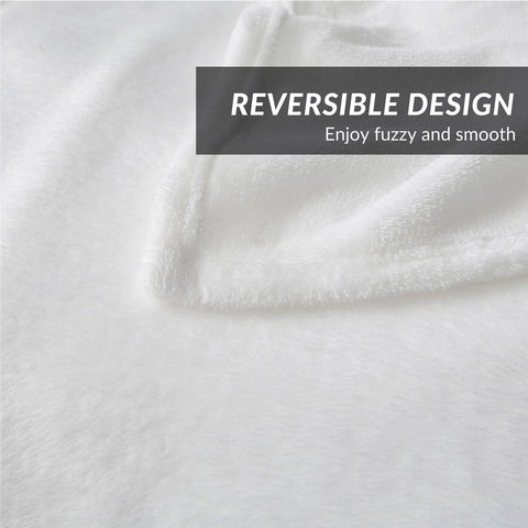 Bedsure GentleSoft fleece blanket draped over sofa, enhances cozy living room ambiance.