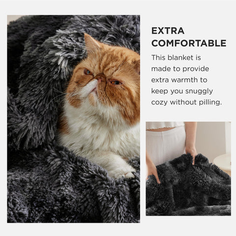 Bedsure GentleSoft blanket folded in a dorm for warmth and comfort