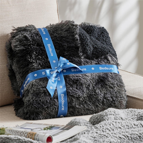 Bedsure GentleSoft blanket gift wrapped and ready for gifting