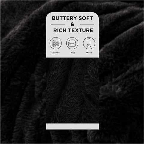 Bedsure GentleSoft blanket with Sherpa reverse showcasing warm, dual-sided comfort.