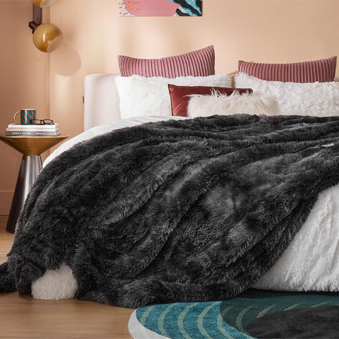 Bedsure GentleSoft blanket in a cozy living room setup for relaxation.