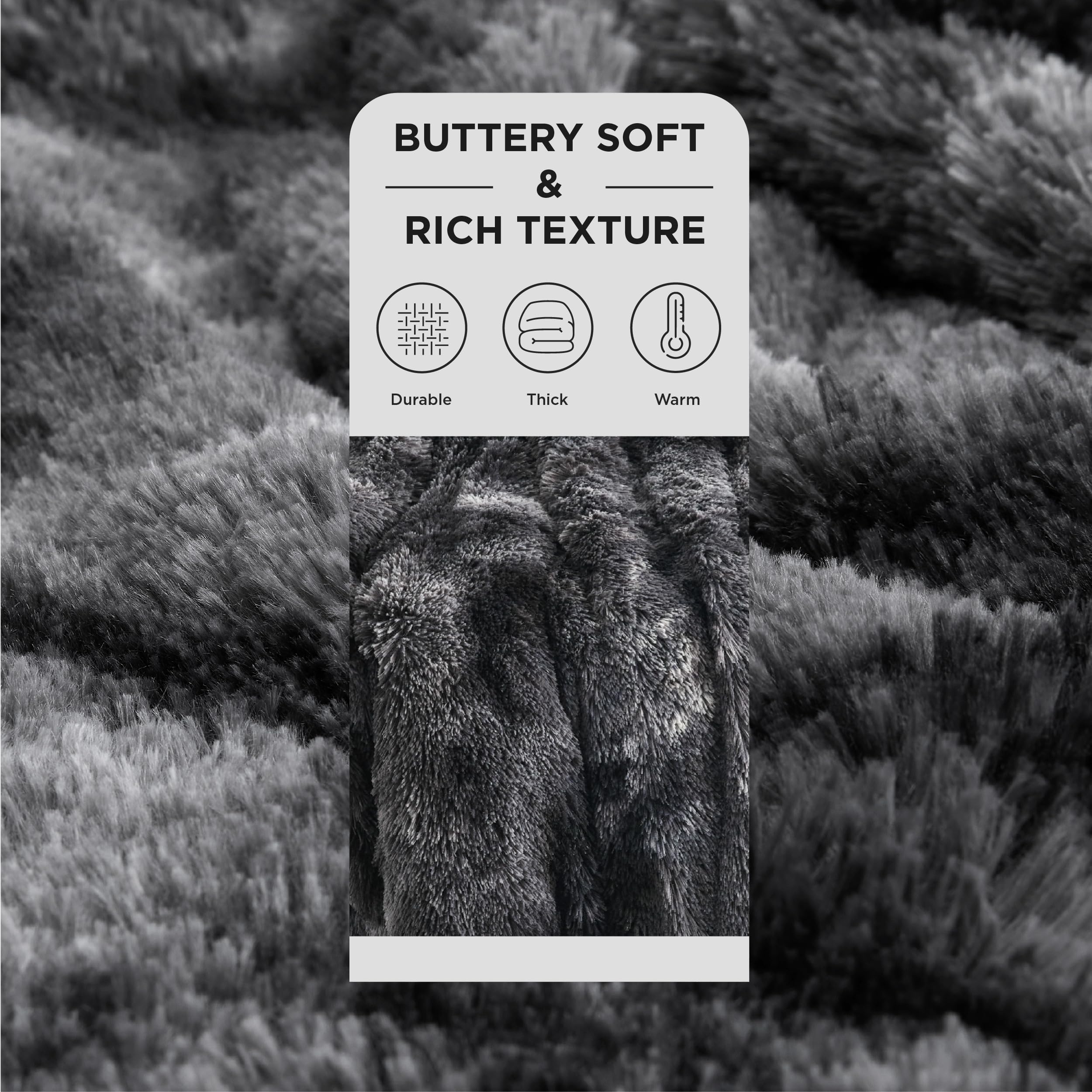 Bedsure GentleSoft blanket on king bed, adding soft warmth and tie-dye detail.