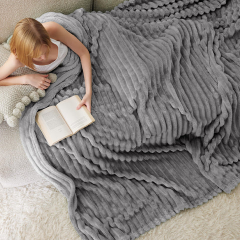 Bedsure GentleSoft microfiber softness ideal for year-round coziness.