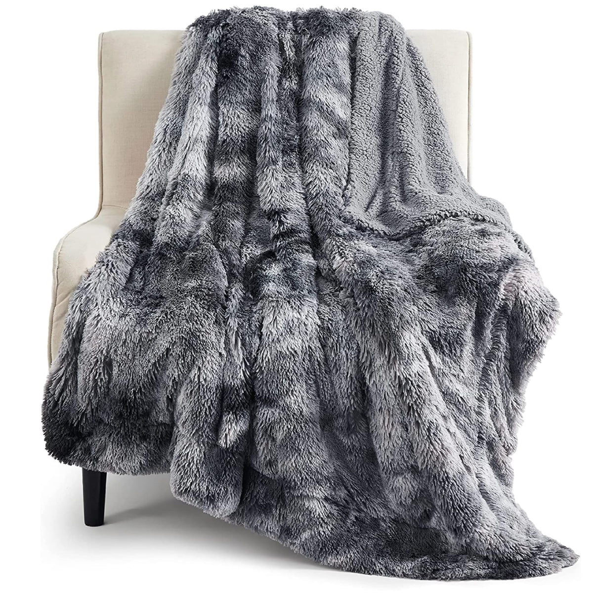 Bedsure GentleSoft fuzzy blanket folded in a gift box, a cozy present.