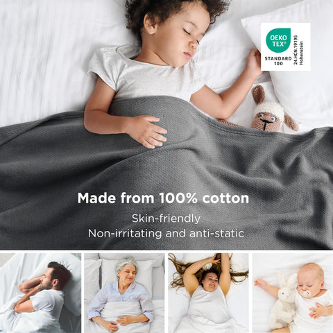 Bedsure GentleSoft herringbone texture blanket adds refined texture to any bed