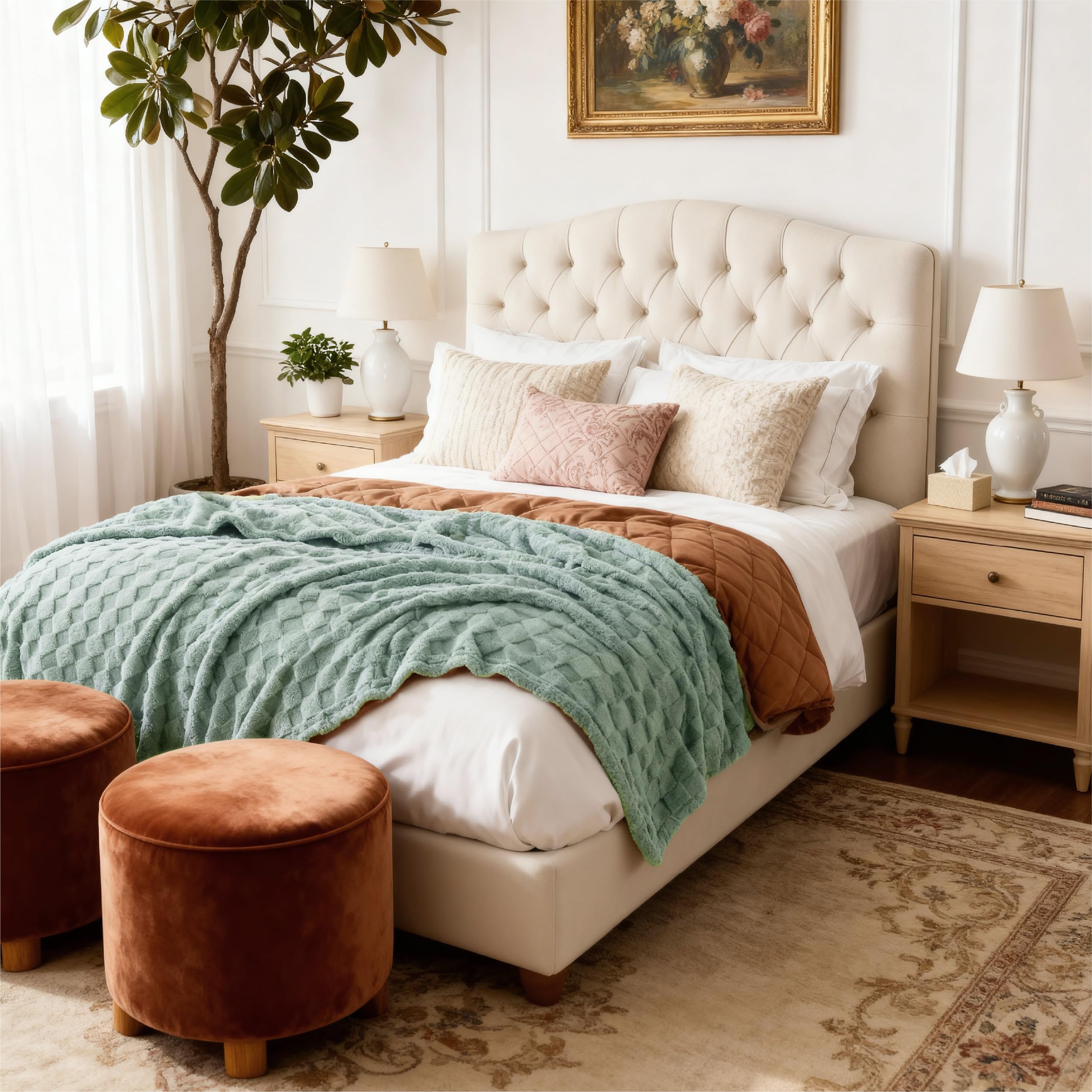 Bedsure GentleSoft king-size blanket machine washable convenience for easy care.
