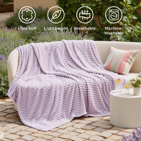 Bedsure GentleSoft machine-washable blanket simplifies care